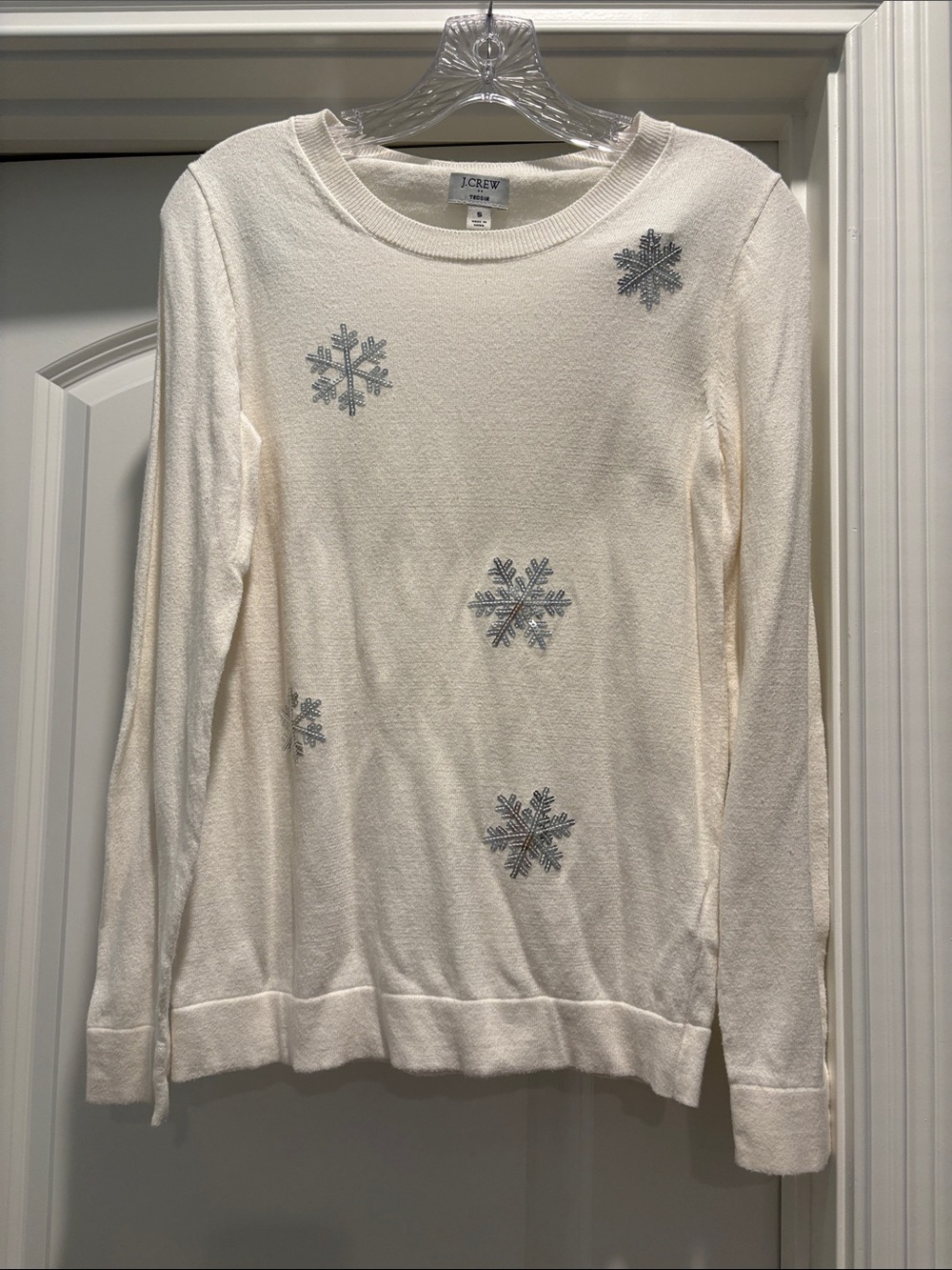 J. Crew Factory Snowflake Sweater
